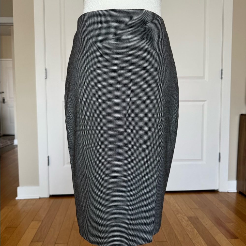 Ann Taylor Charcoal Gray Pencil Skirt